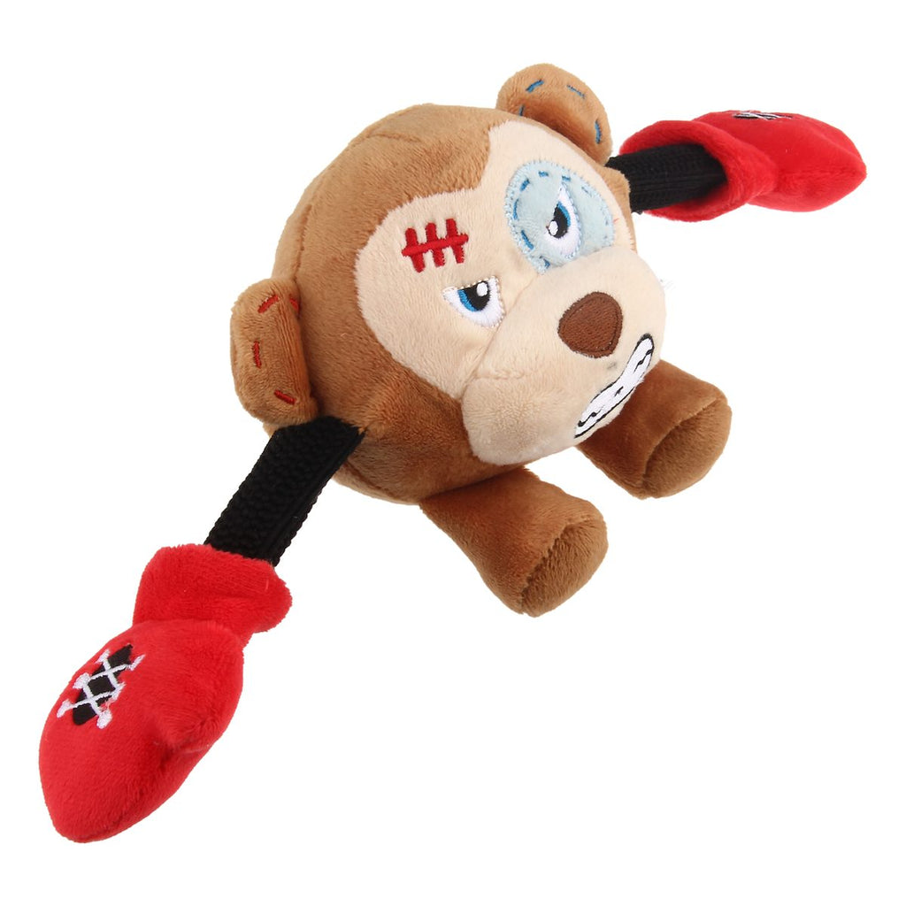 GiGwi Rock Zoo King Boxer Monkey with Squeaker