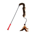 GiGwi Varilla para gato 'Feather Teaser' cola de felpa