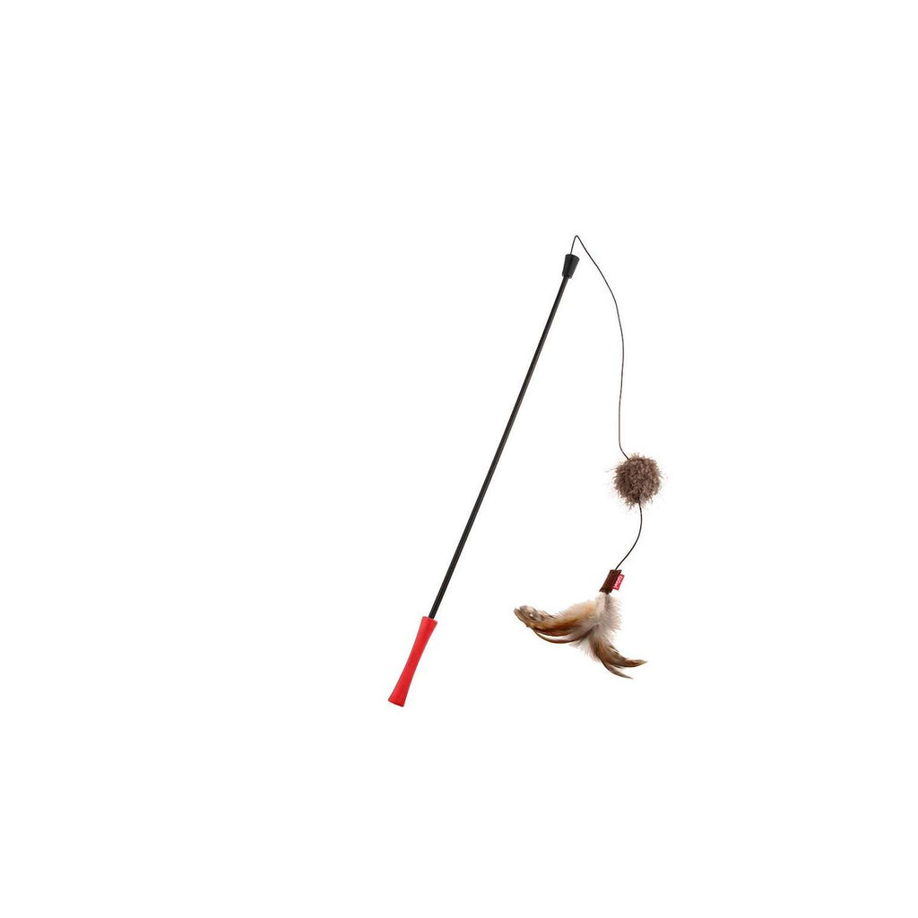 GiGwi FEATHER TEASER VARILLA COLA FELPA N 1PZ