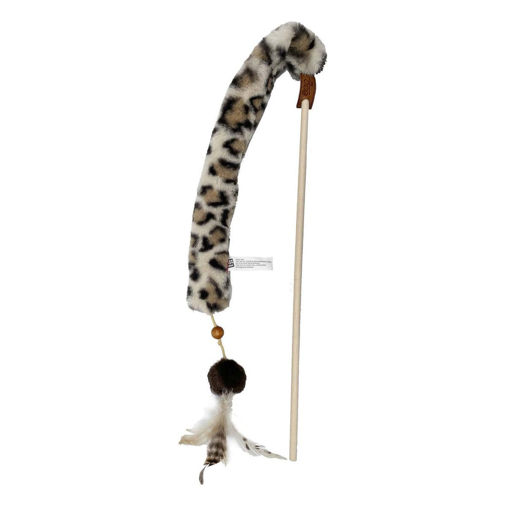 GiGwi ECO LINE FEATHER TEASER VARILLA PLUMA 1PZ