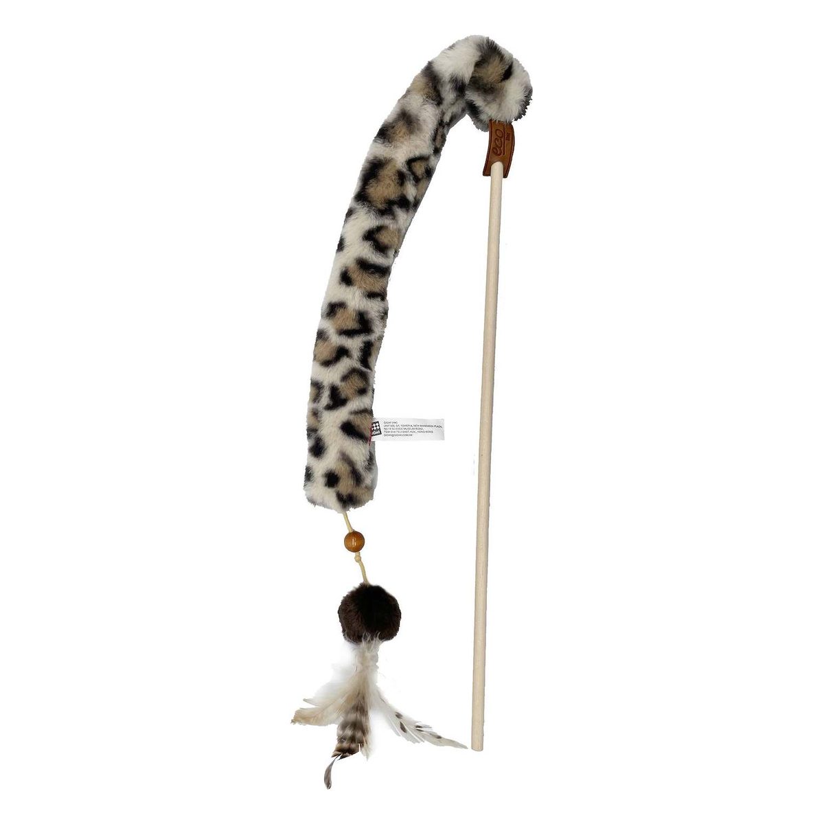 GiGwi ECO LINE FEATHER TEASER VARILLA PLUMA 1PZ