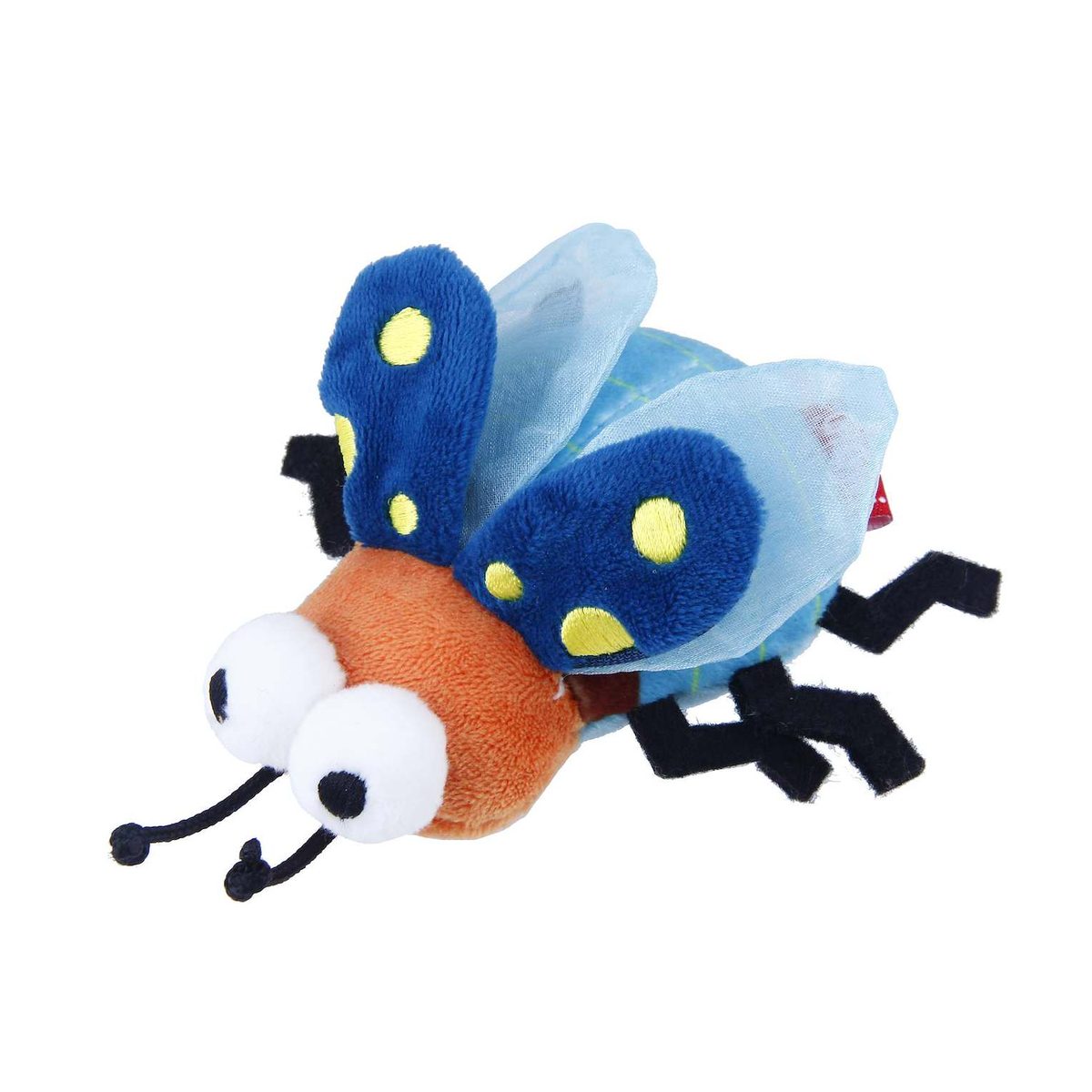 GiGwi Luciérnaga "Shinning Friends" con luz LED activada y catnip en el interior