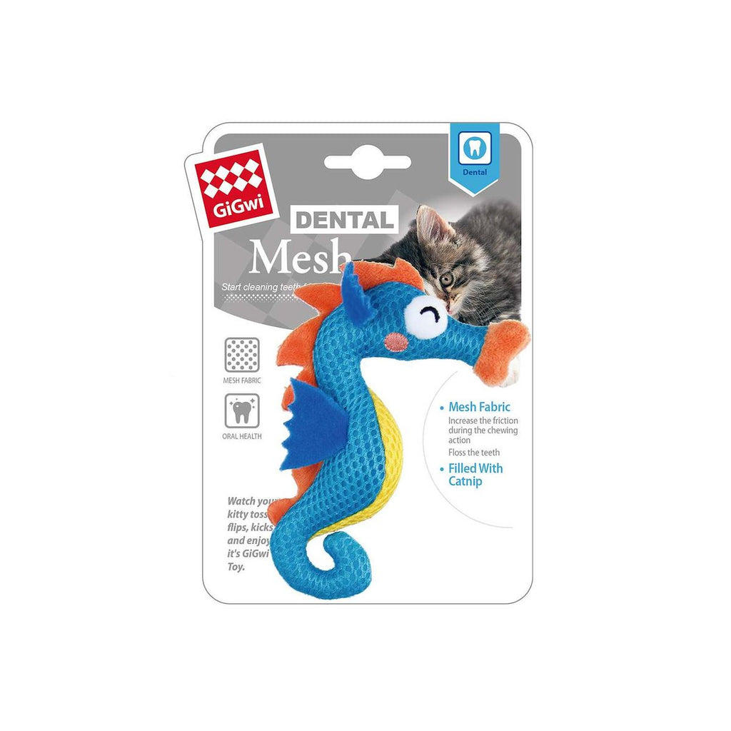 GiGwi DENTAL MESH BLUE SEAHORSE 1PZ