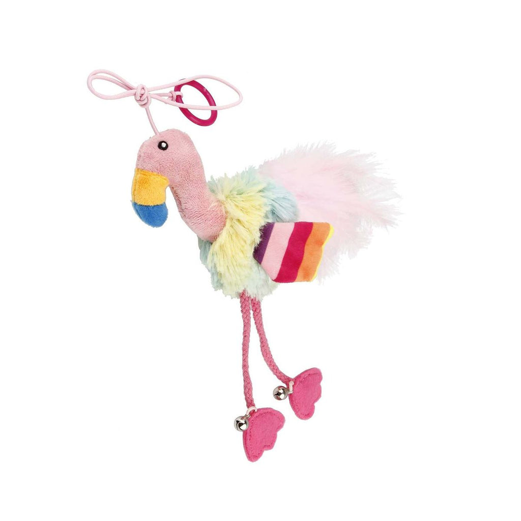 GiGwi Finger ring Bird Pink&Blue con papel arrugado y campana dentro