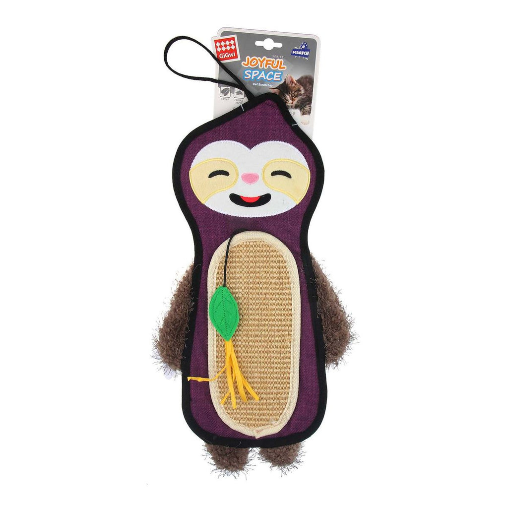 GiGwi Sloth Cat Scratcher with catnip