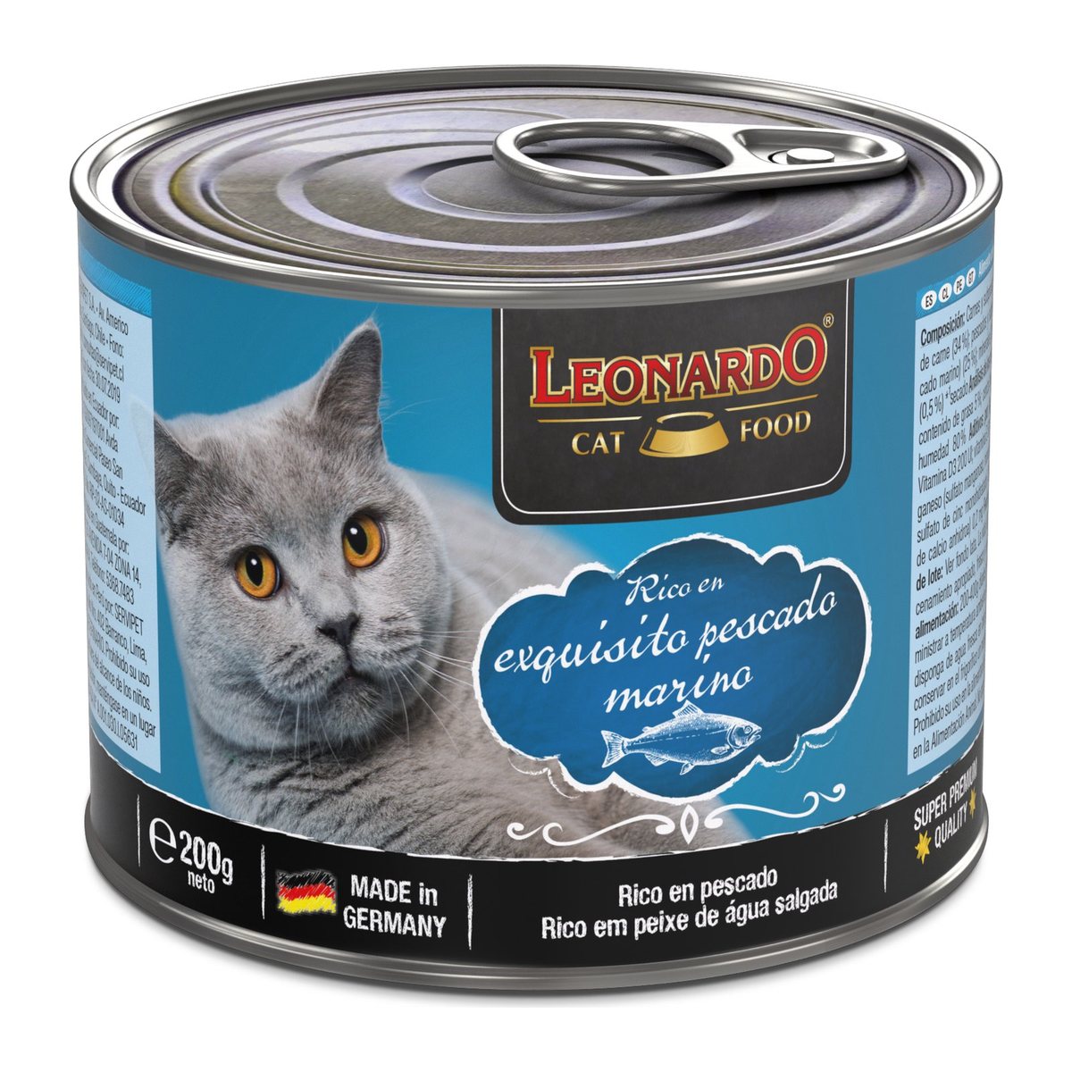 Leonardo Quality Selection Rico En Exquisito Pescado Marino 200 gr