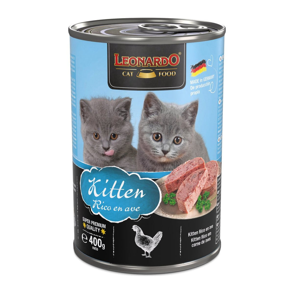 Leonardo Quality Selection Kitten Rico En Ave 400 gr