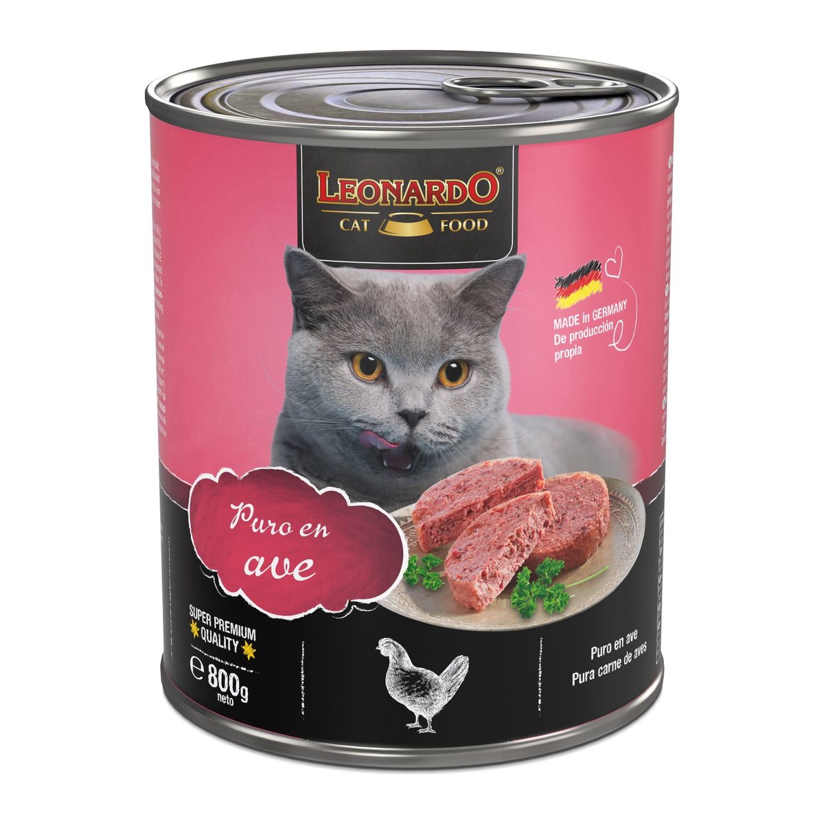 Leonardo Quality Selection Puro En Ave (nuevo) 800 gr