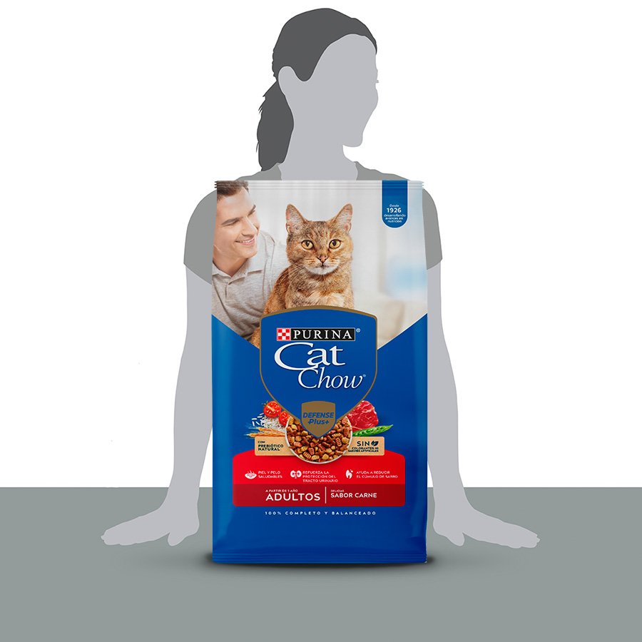 Cat Chow CHOW Adultos Carne 8kg
