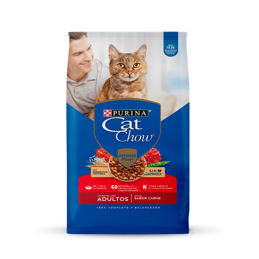 Cat Chow CHOW Adultos Carne 8x1kg