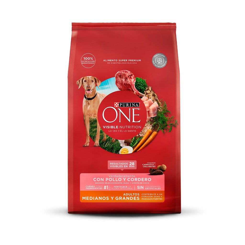 Purina ONE Adulto Med Grande Cordero 12kg