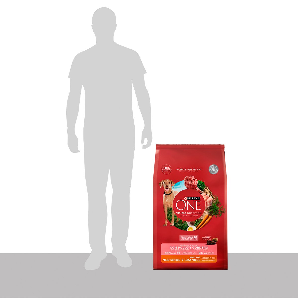 Purina ONE Adulto Med Grande Cordero 12kg
