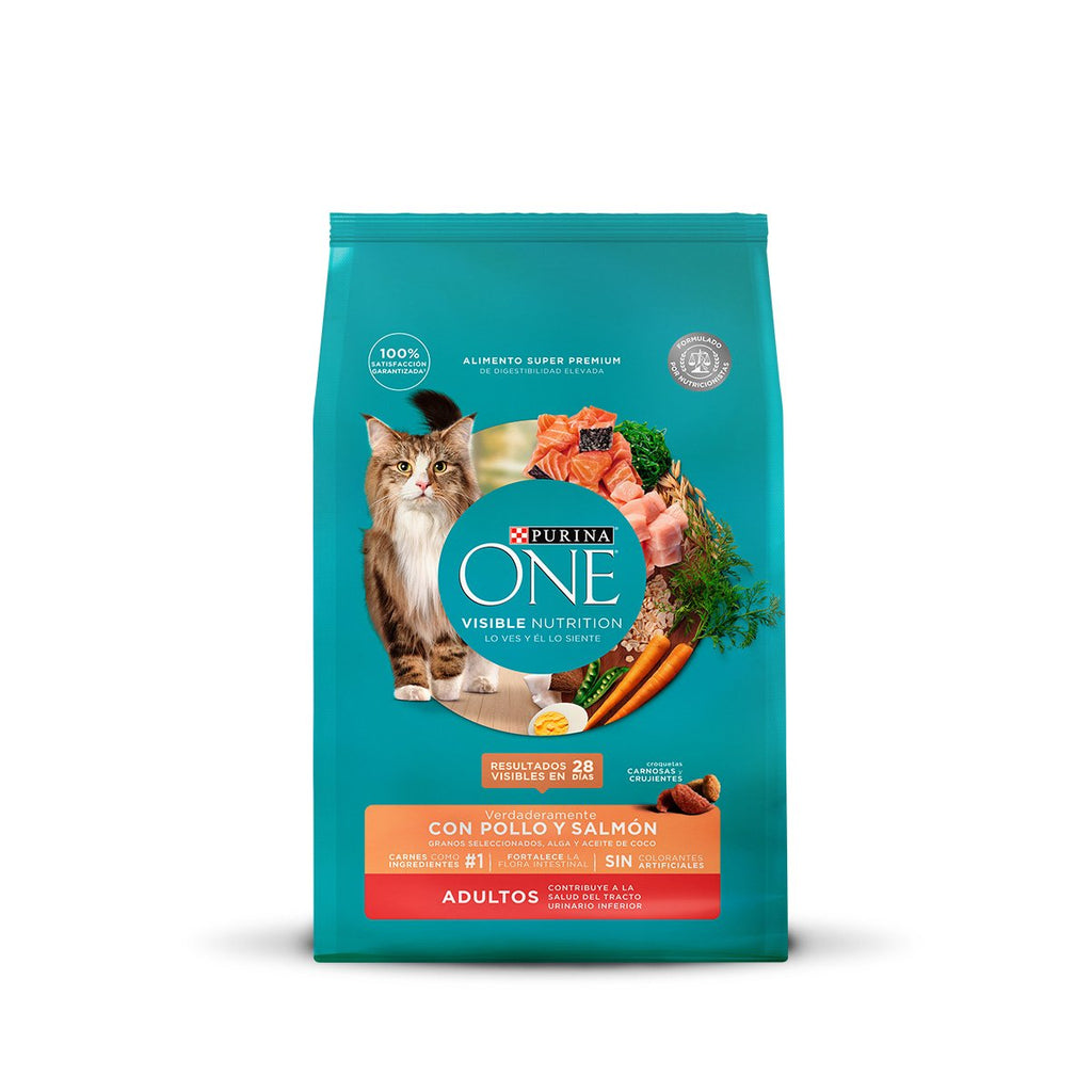 Purina ONE Gato Salmon 16x500g
