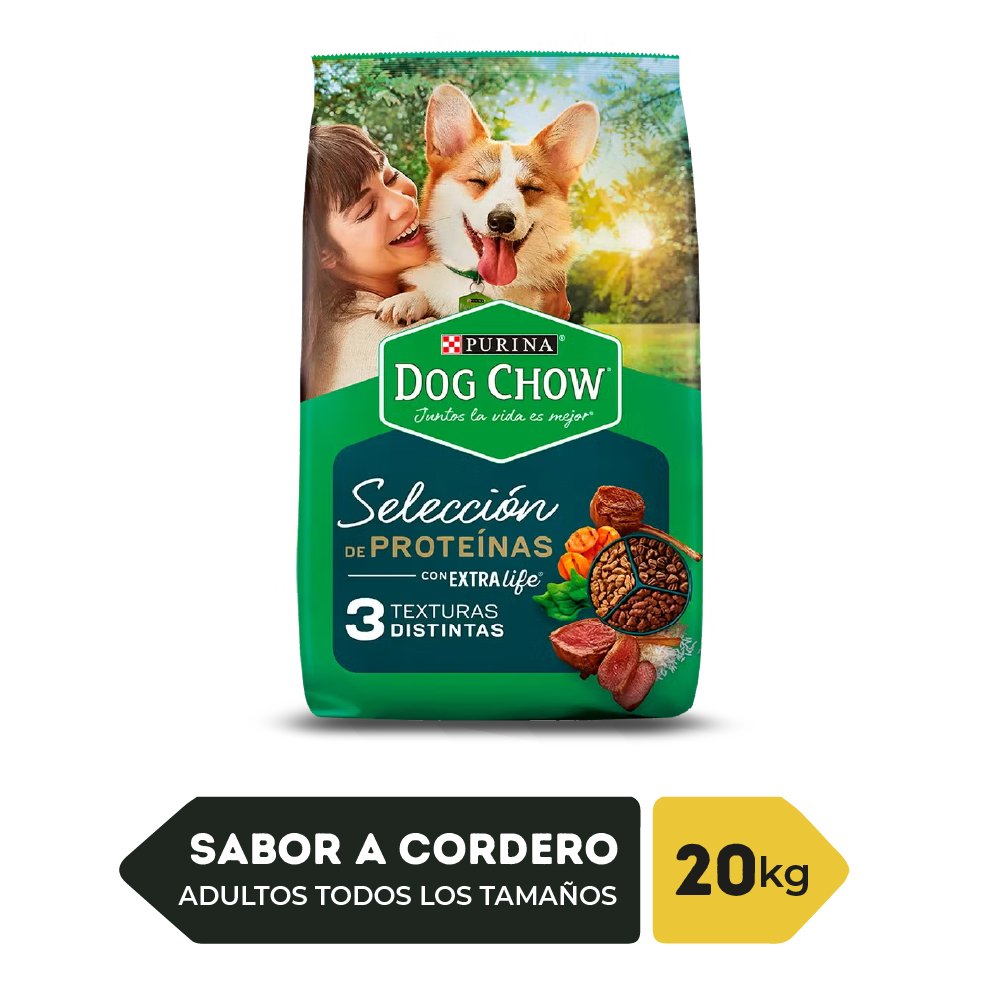 Dog Chow CHOW ADLTS Sel Protn Cordero 20kg CO