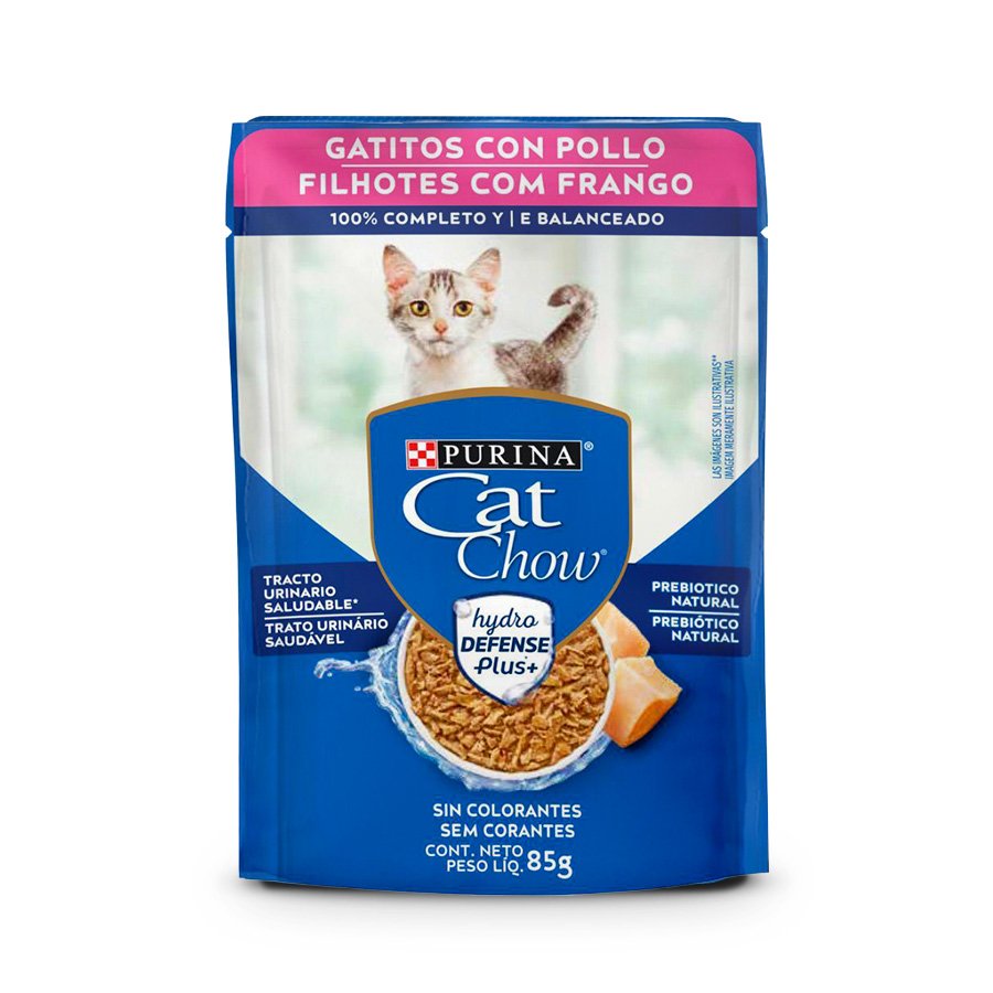 Cat Chow CHOW Gatitos Pollo 15x85g N1 XI