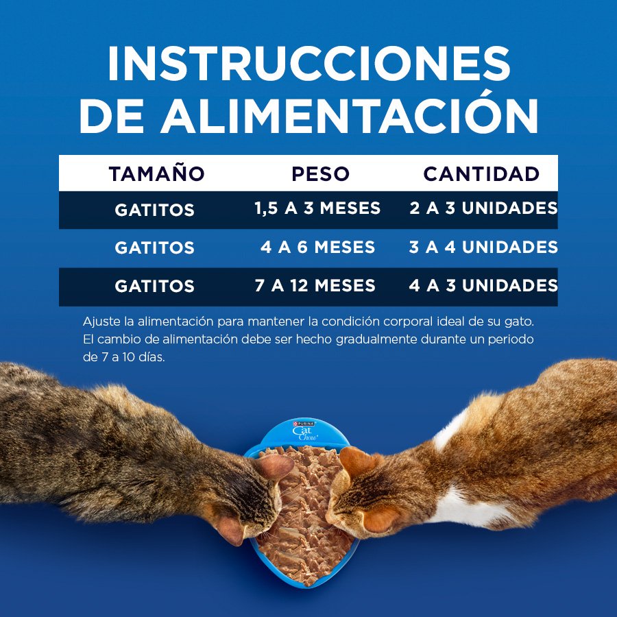 Cat Chow CHOW Gatitos Pollo 15x85g N1 XI