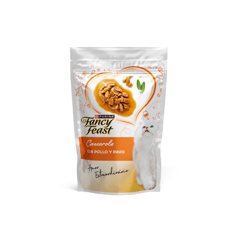 Fancy Feast FEAST Cass Pollo y Pavo 15x85gN2XI