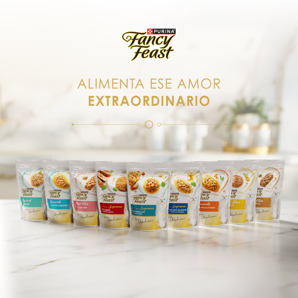 Fancy Feast FEAST Cass Pollo y Pavo 15x85gN2XI
