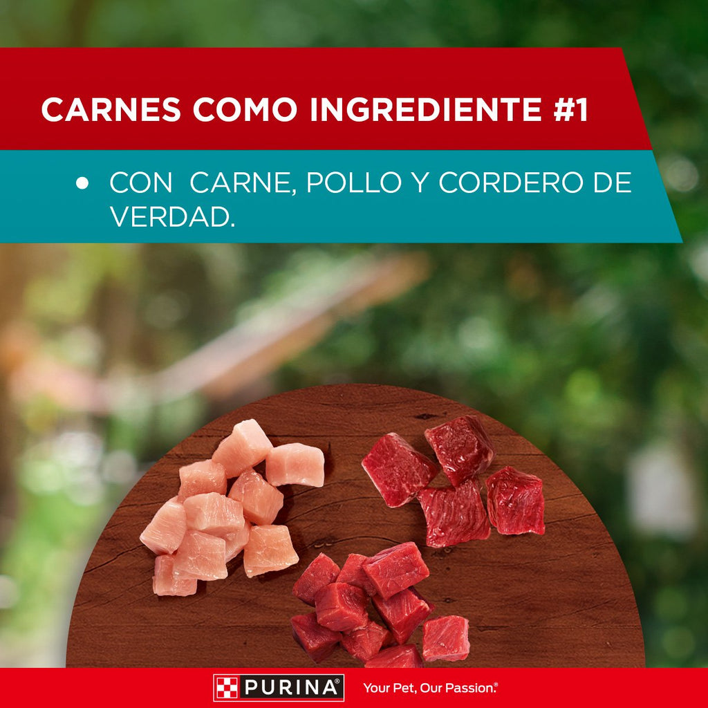Purina ONE Perros Multi Protn AdtYCchr 15x85gXI