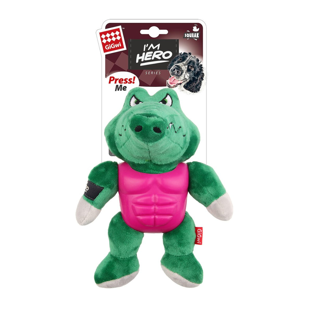 GiGwi I´M HERO SQUEAK ALLIGATOR 1PZ