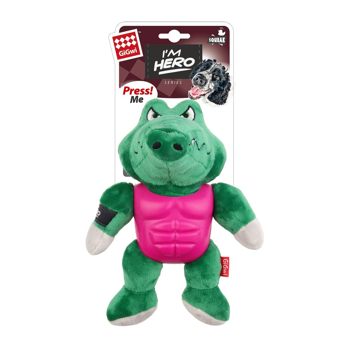 GiGwi I´M HERO SQUEAK ALLIGATOR 1PZ
