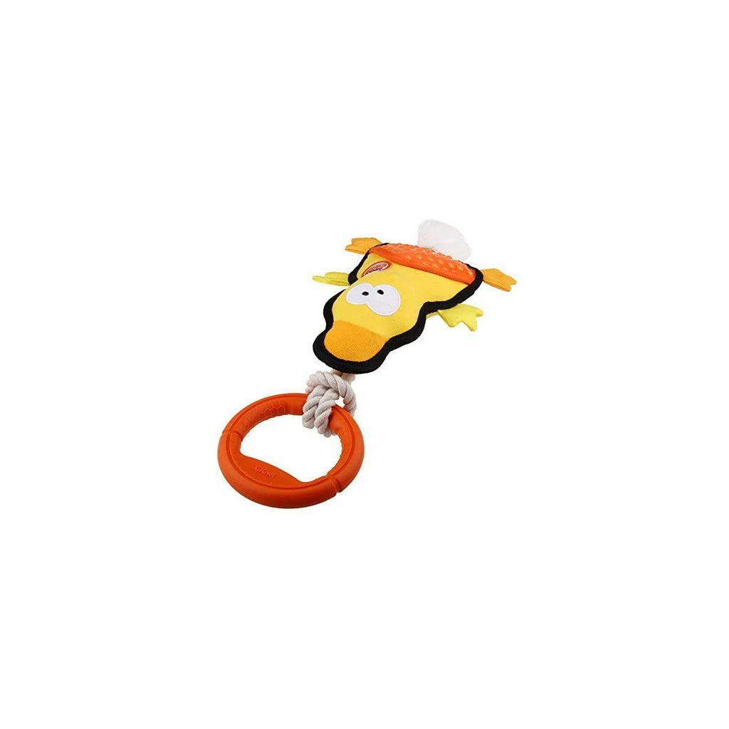 GiGwi IRON GRIP SPECIAL ROPE PATO YELLOW 1PZ