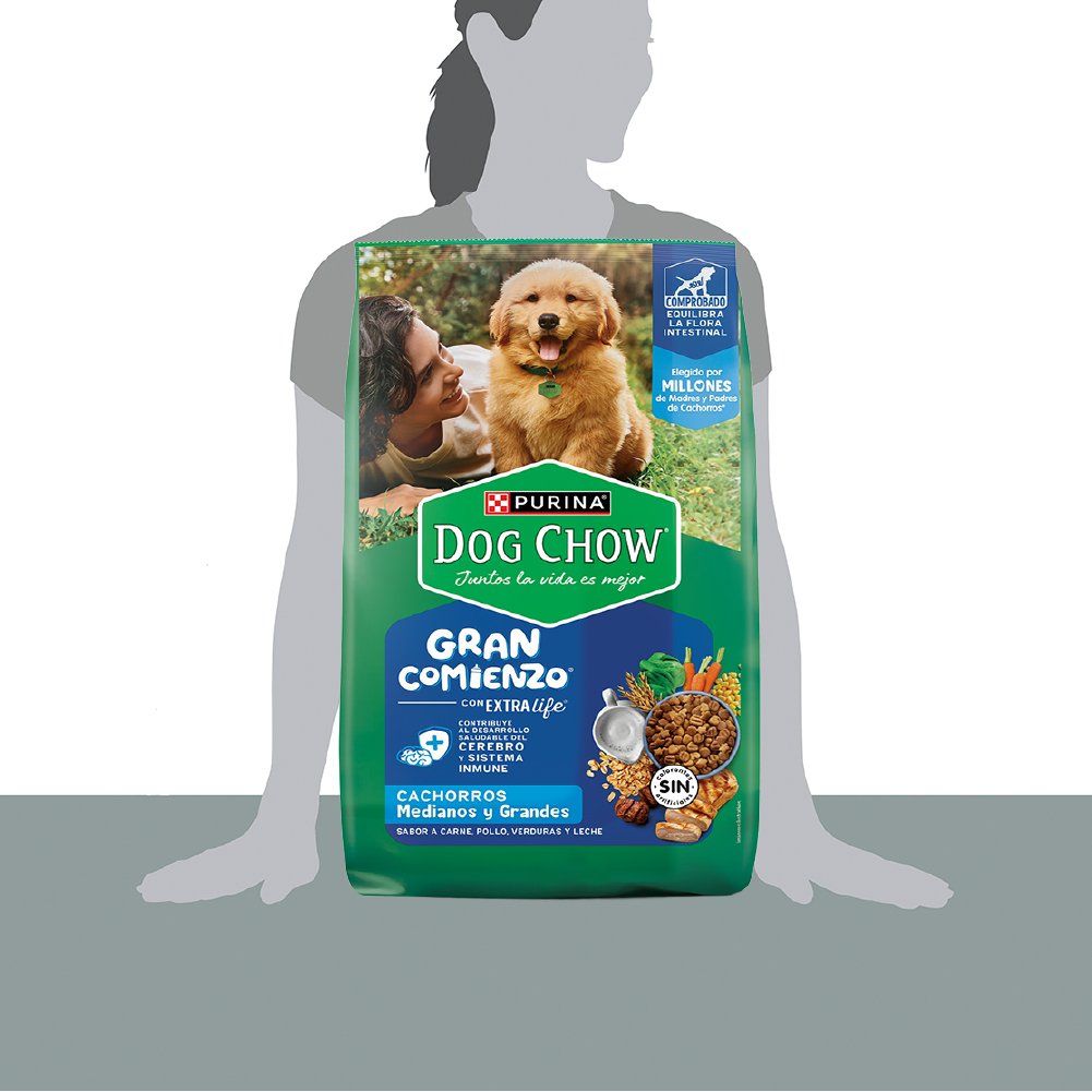 Dog Chow CHOW Ppy Gran Comienzo M/L 8kg PE