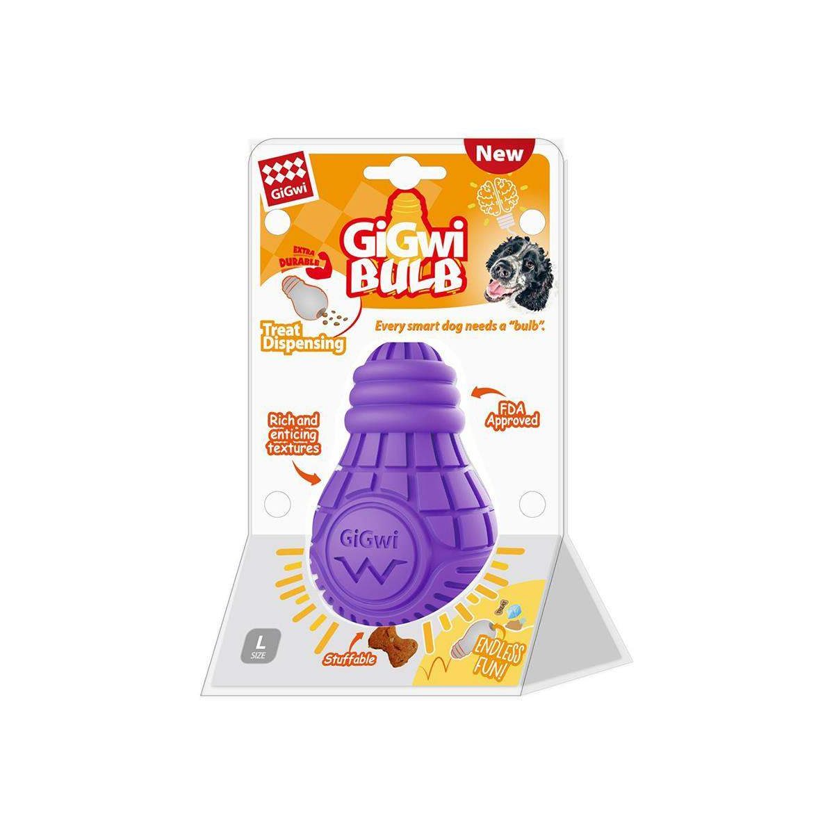 GiGwi Bulb Rubber Dispensador de premios talla L