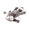 GiGwi Plush Friendz Raccon with Rope & Squeaker