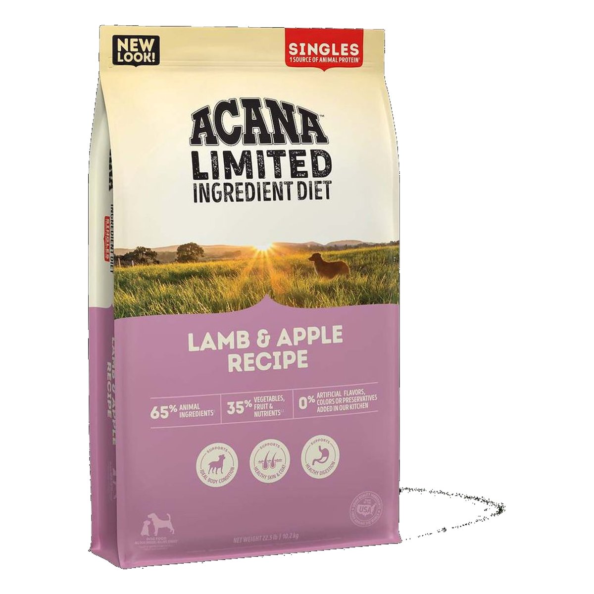 ACANA Singles Lamb & Apple 22.5LB (10.2KG)