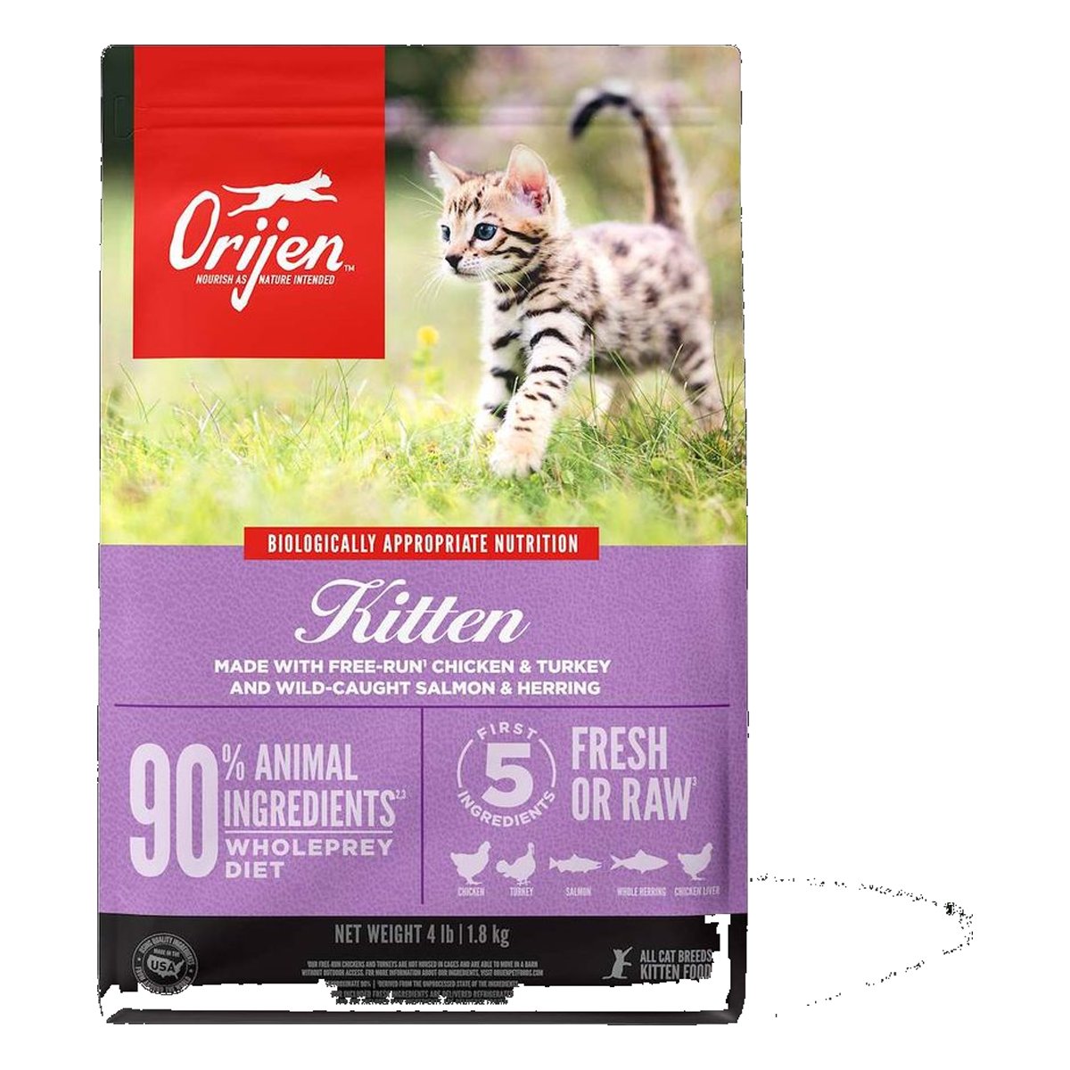 ORIJEN Kitten 4LB (1.8KG)