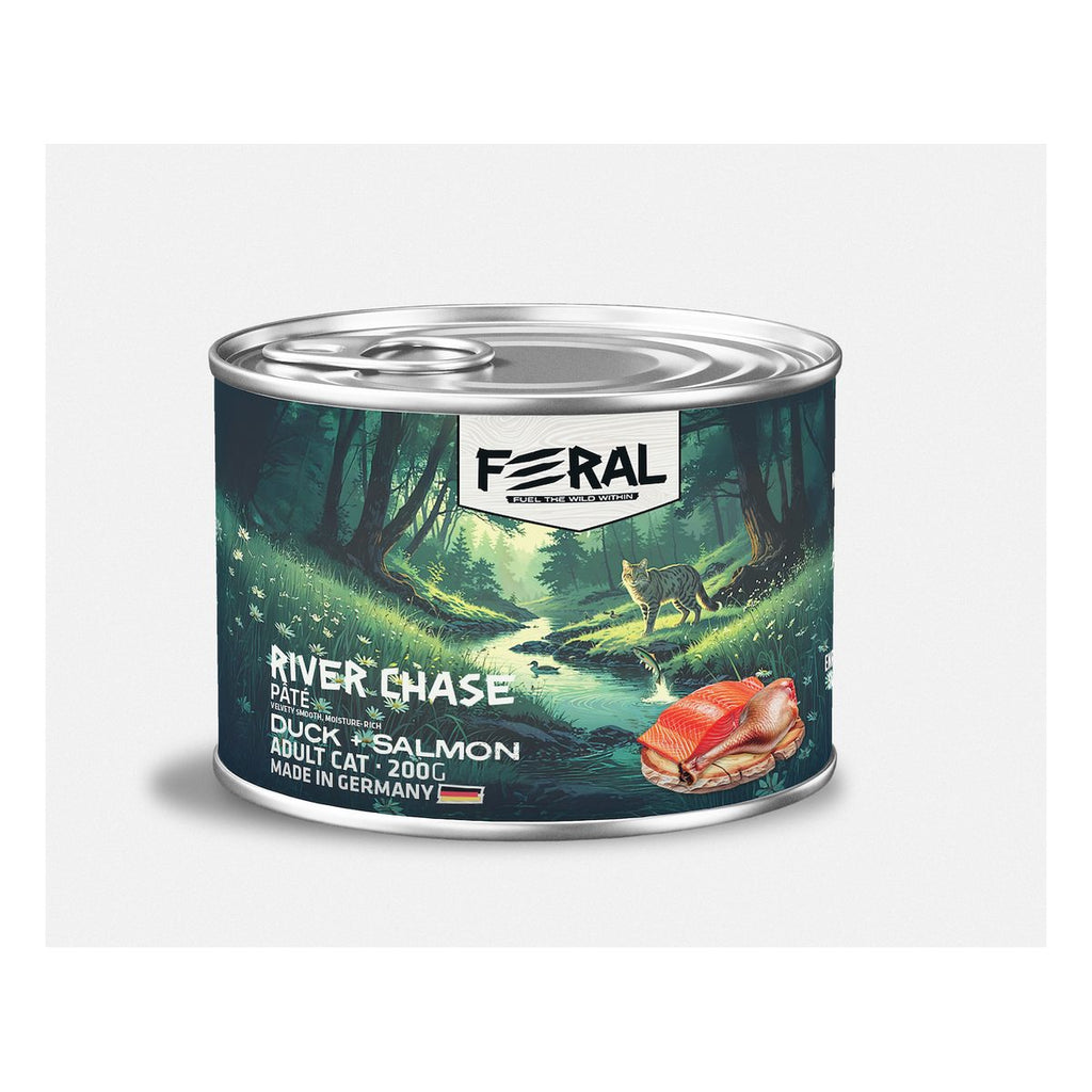 Feral GATO - PATO CON SALMON 200g