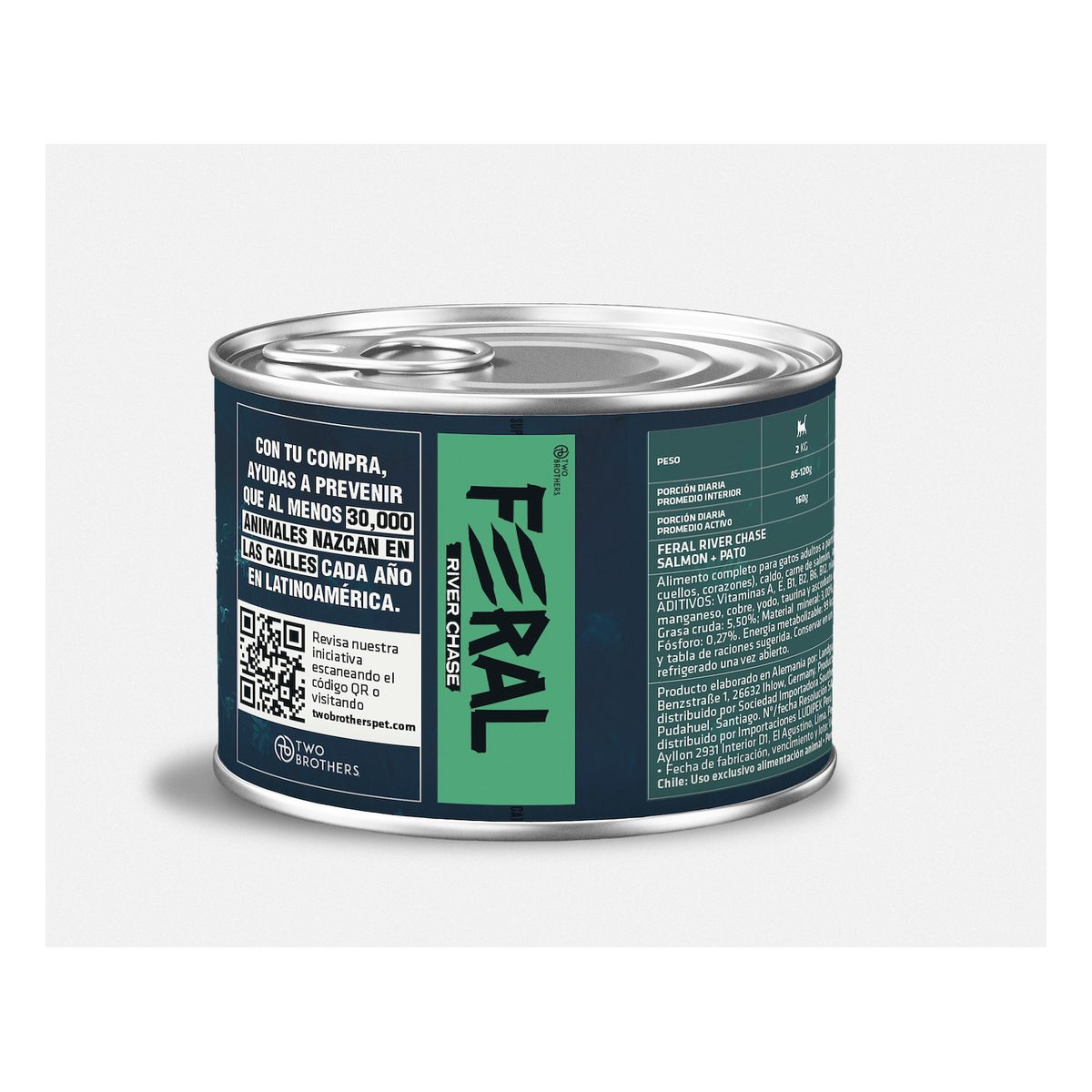 Feral GATO - PATO CON SALMON 200g
