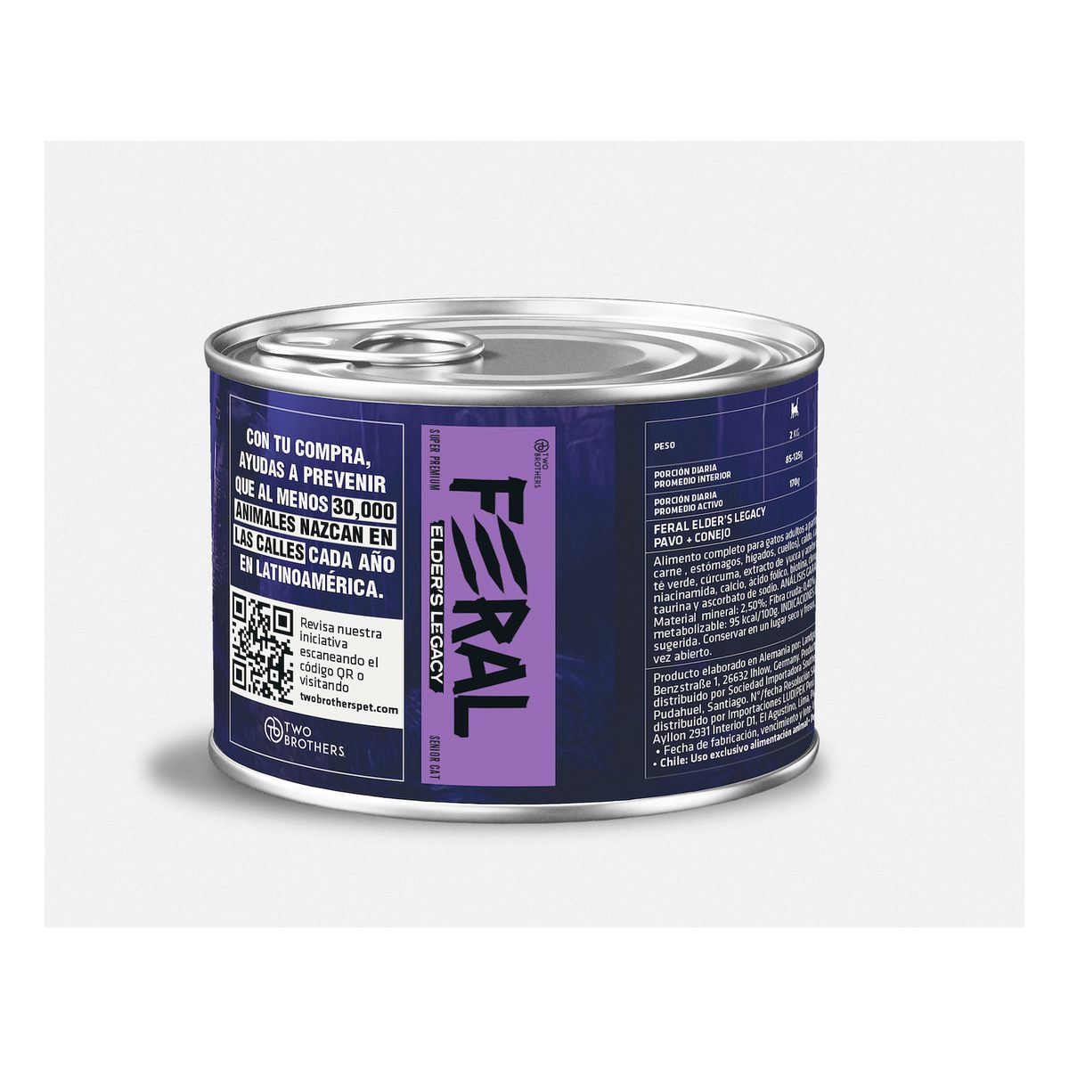 Feral GATO SENIOR - PAVO CON CONEJO 200g