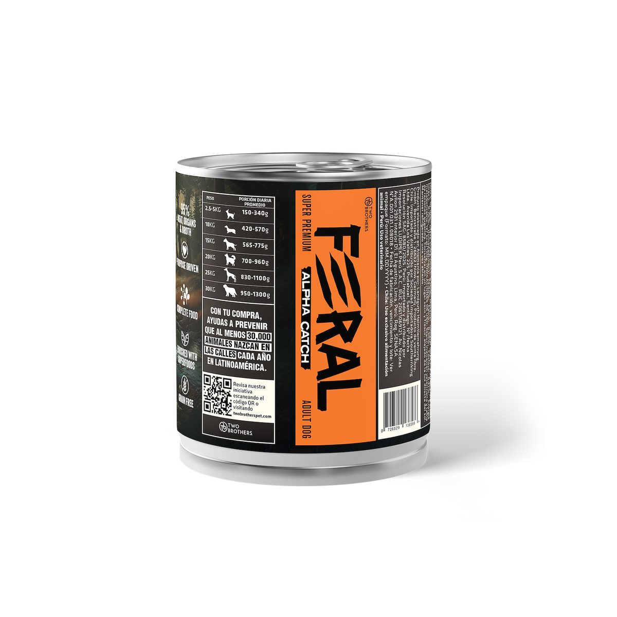Feral PERRO - CARNE DE RES CON SALMON 400g