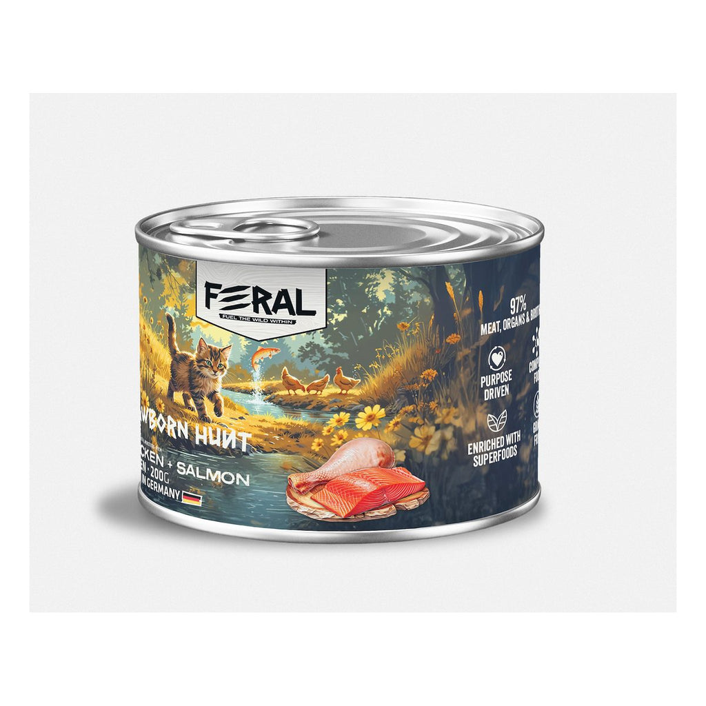 Feral GATITO - POLLO CON SALMON 200g