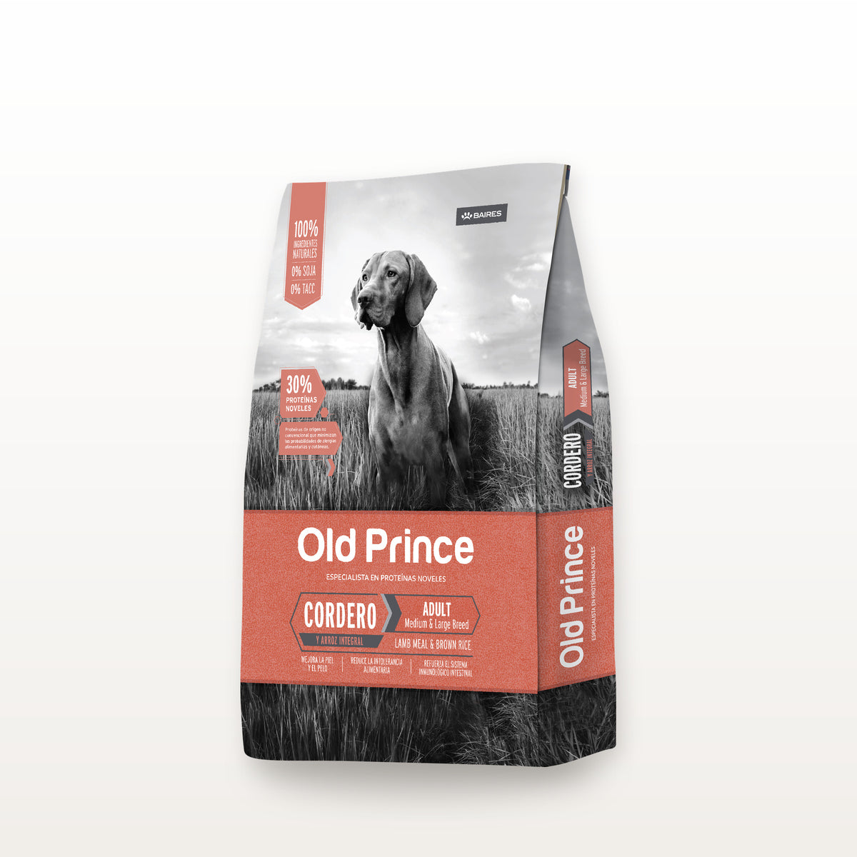 Old Prince Noveles Cordero y Arroz Adultos Medianos y Grandes 15 KG
