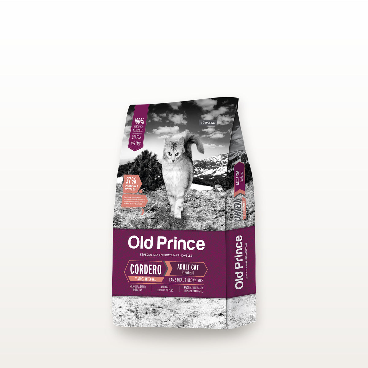 Old Prince Noveles Cordero Gatos Esterilizados 3 KG