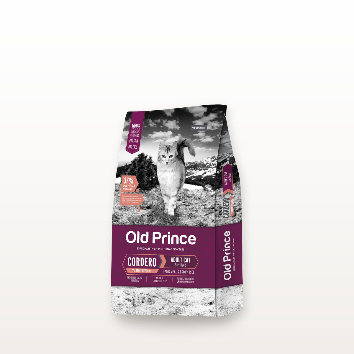 Old Prince Noveles Cordero Gatos Esterilizados 1 KG
