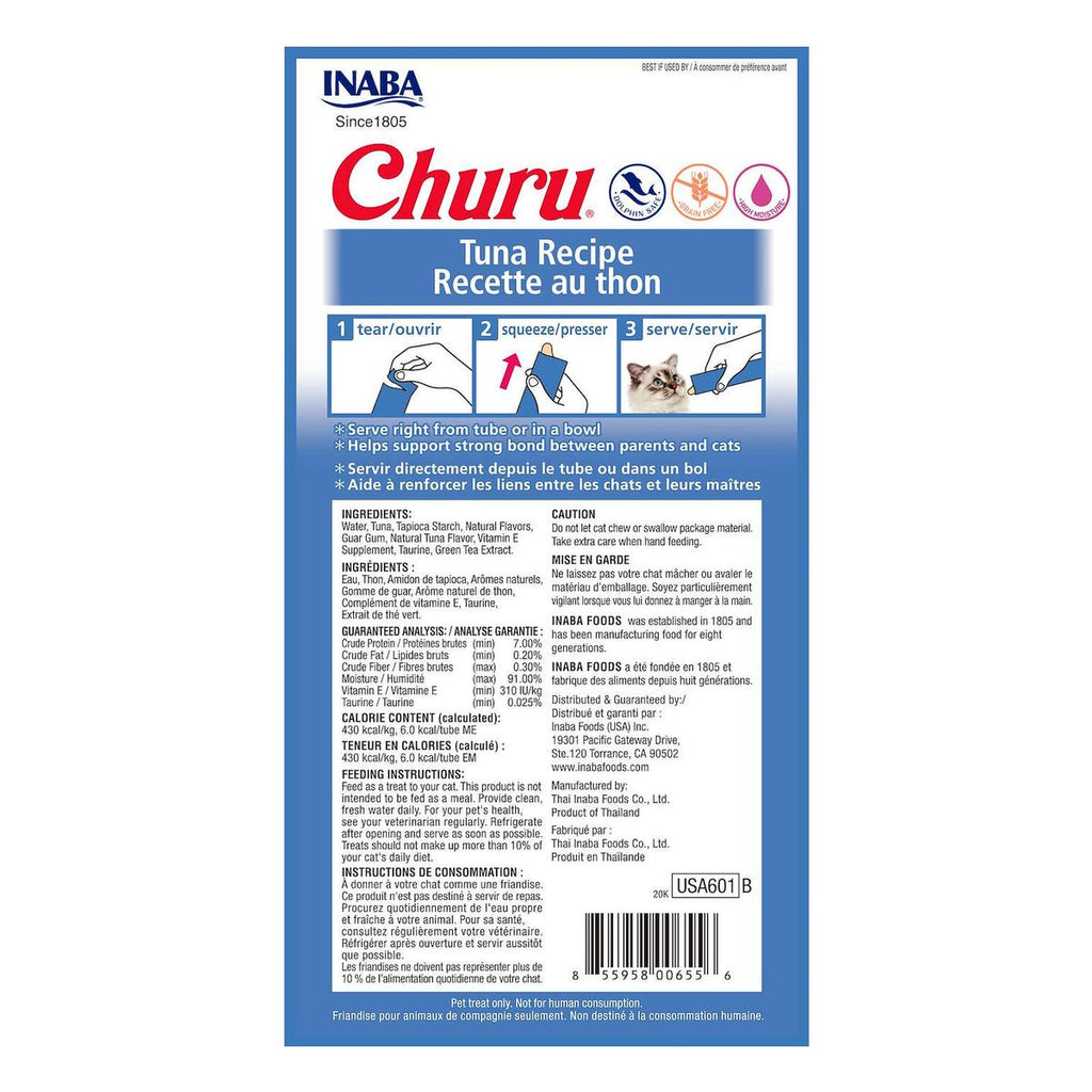 Inaba Churu Atún (paquete conteniendo 4 tubitos)