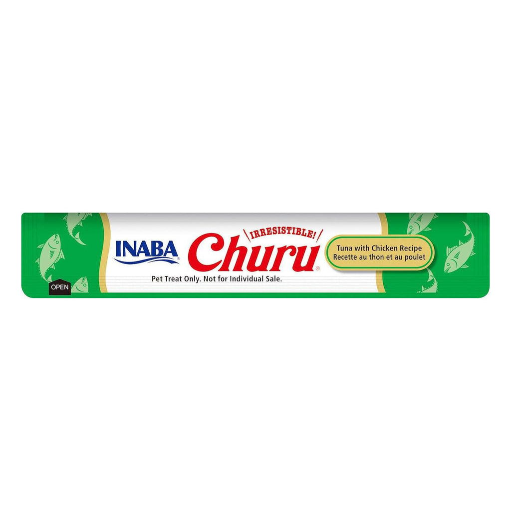 Inaba Churu Atún con Pollo (paquete conteniendo 4 tubitos)