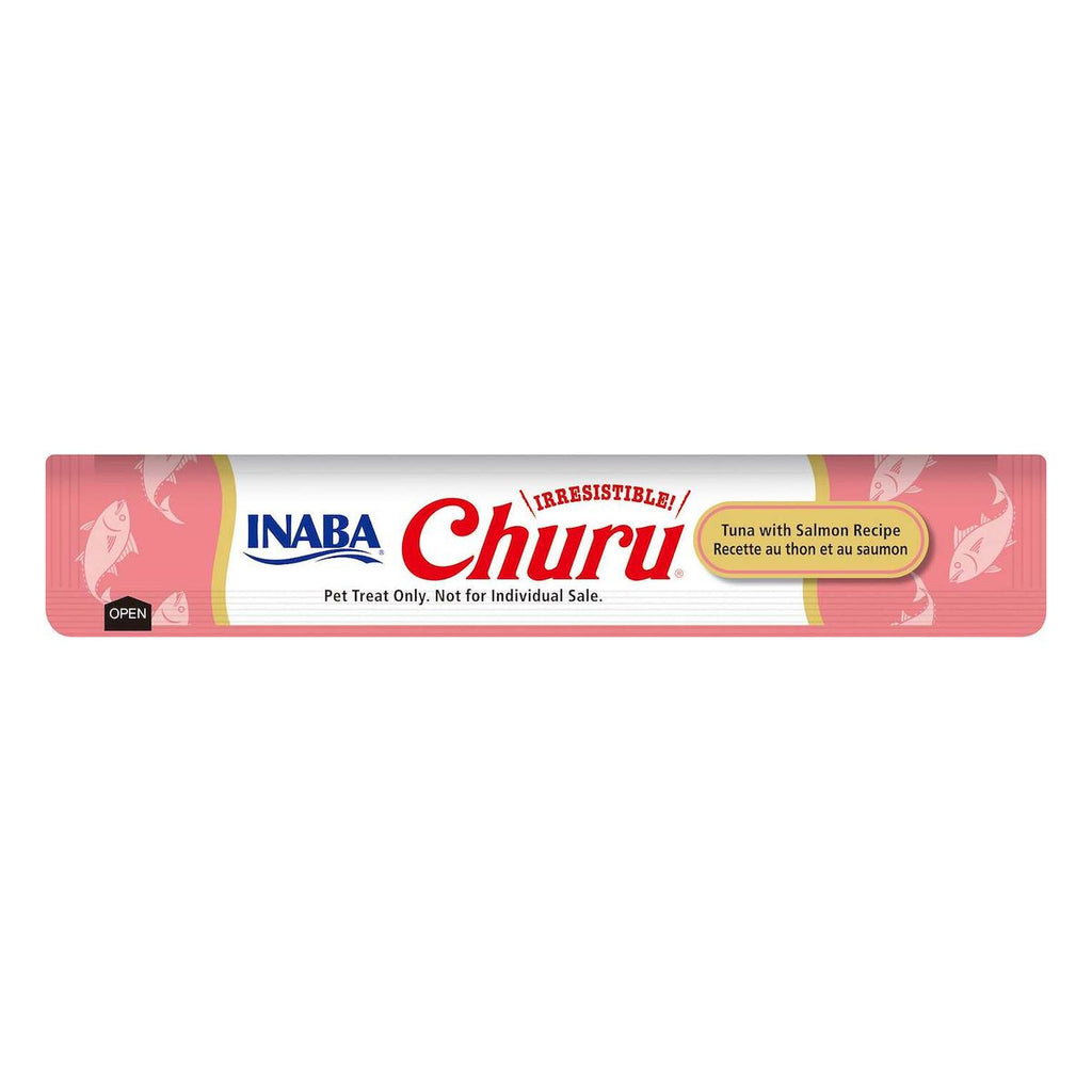 Inaba Churu Atún con Salmón (paquete conteniendo 4 tubitos)