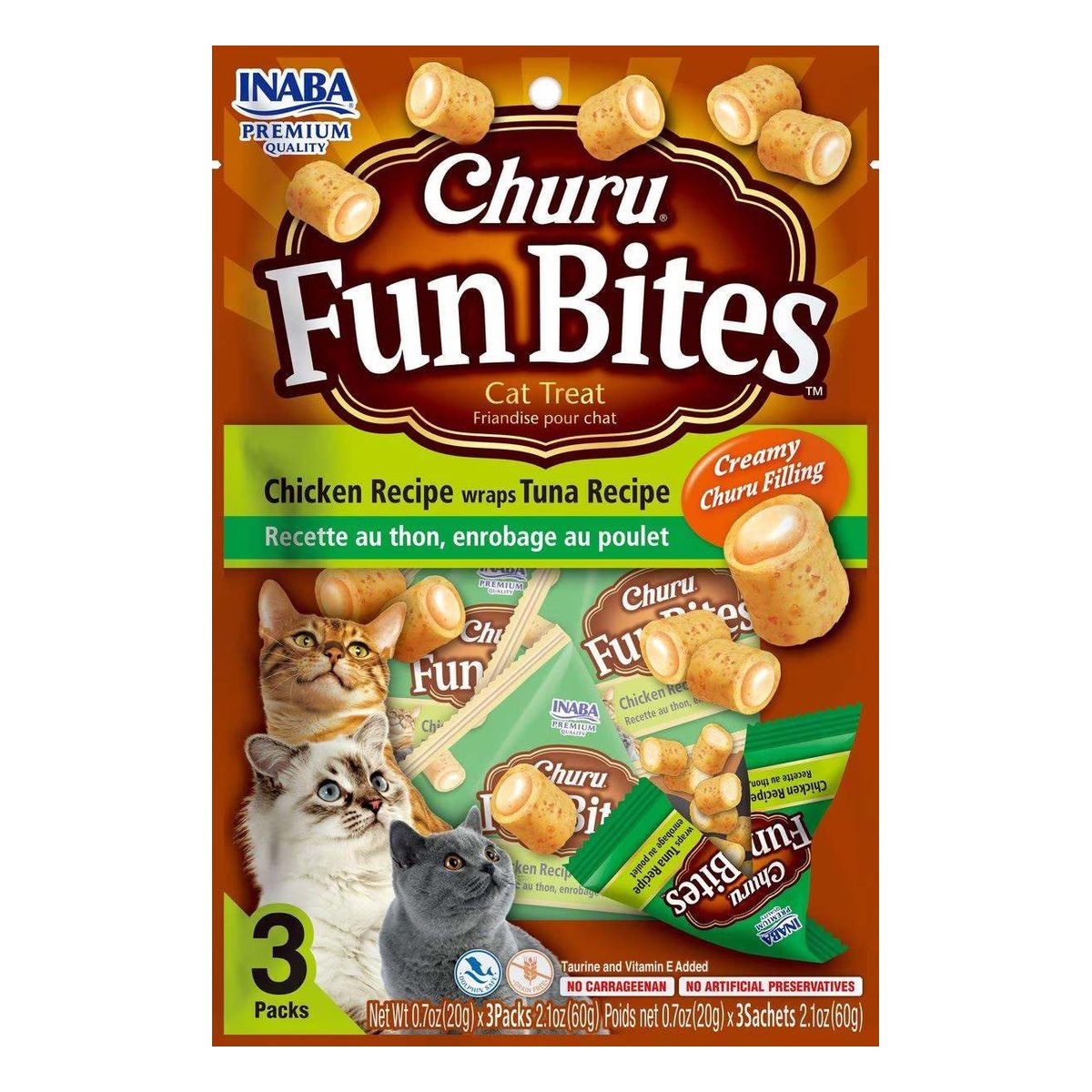 Inaba Churu Fun Bites Pollo y Atún - Gato