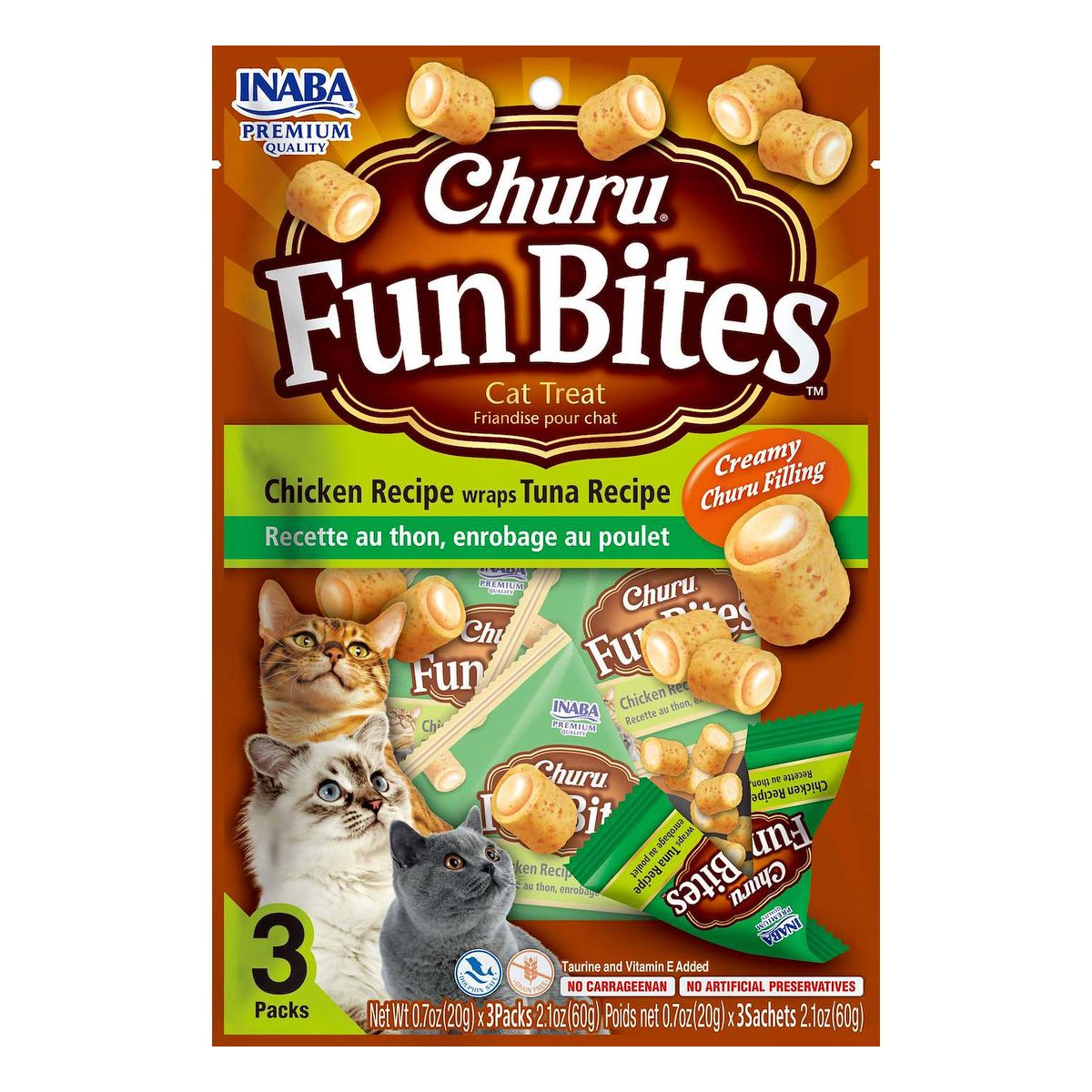 Inaba Churu Fun Bites Pollo y Atún - Gato