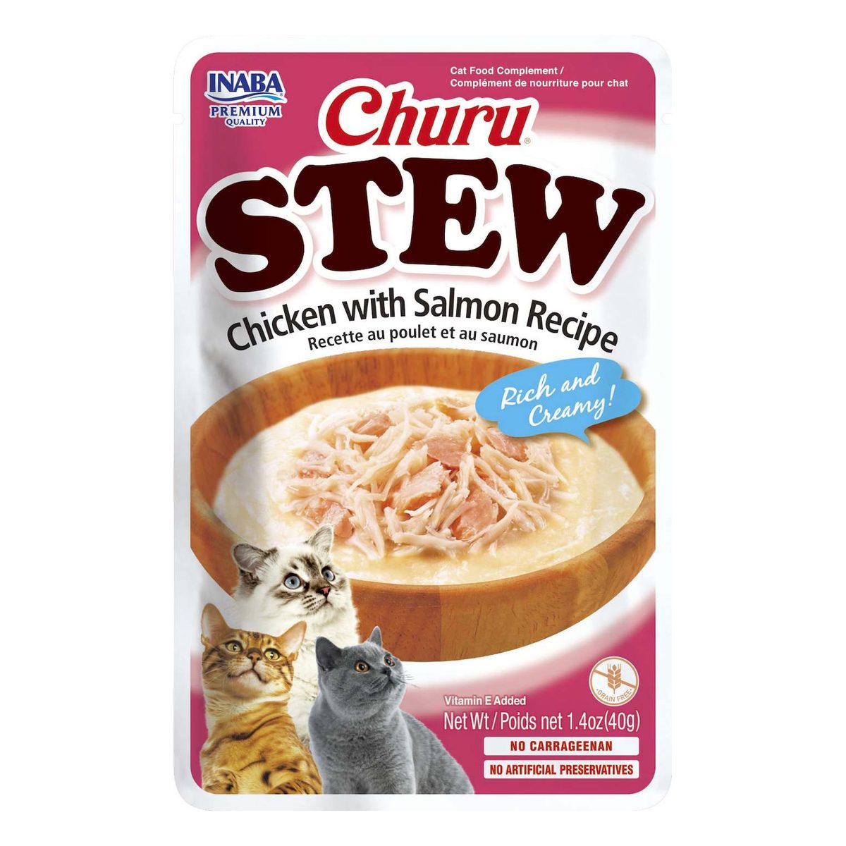 Inaba CHURU STEW CHICKEN/SALMON 40GR
