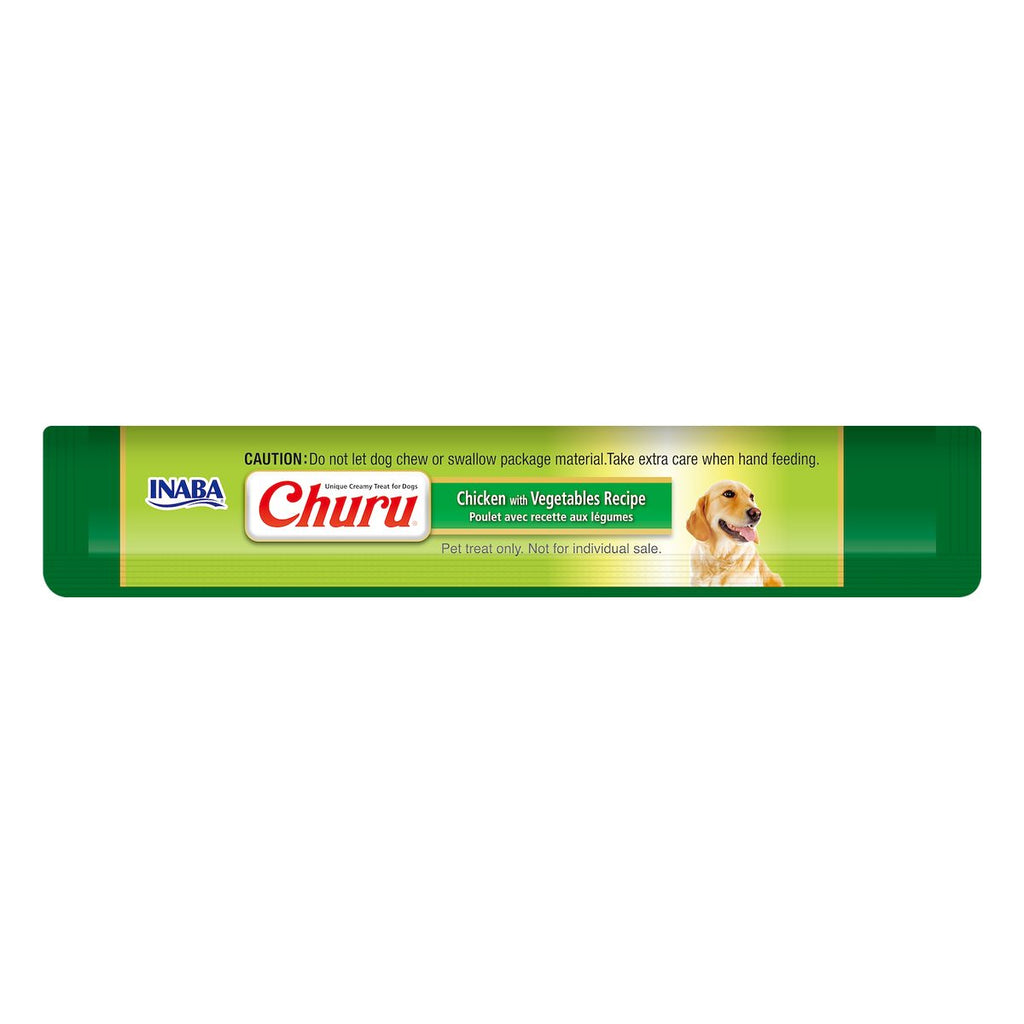 Inaba NUEVOS CHURU DOG CHICKEN/VEGETAL 14GR/4 TUBES