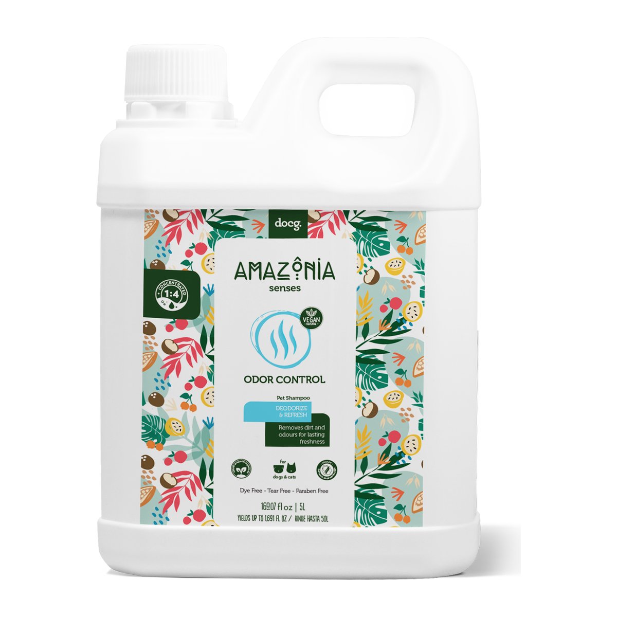 Amazonia Senses Shampoo Control de Olores 5 L