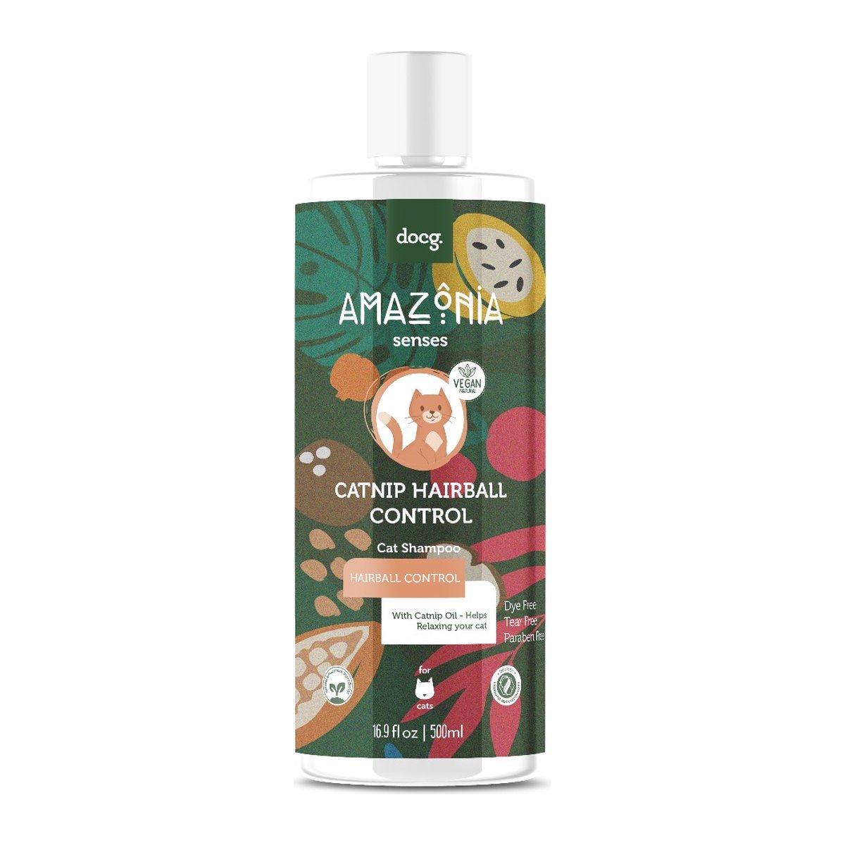 Amazonia Senses Shampoo Gatos Control de Bolas de Pelo 500 ml