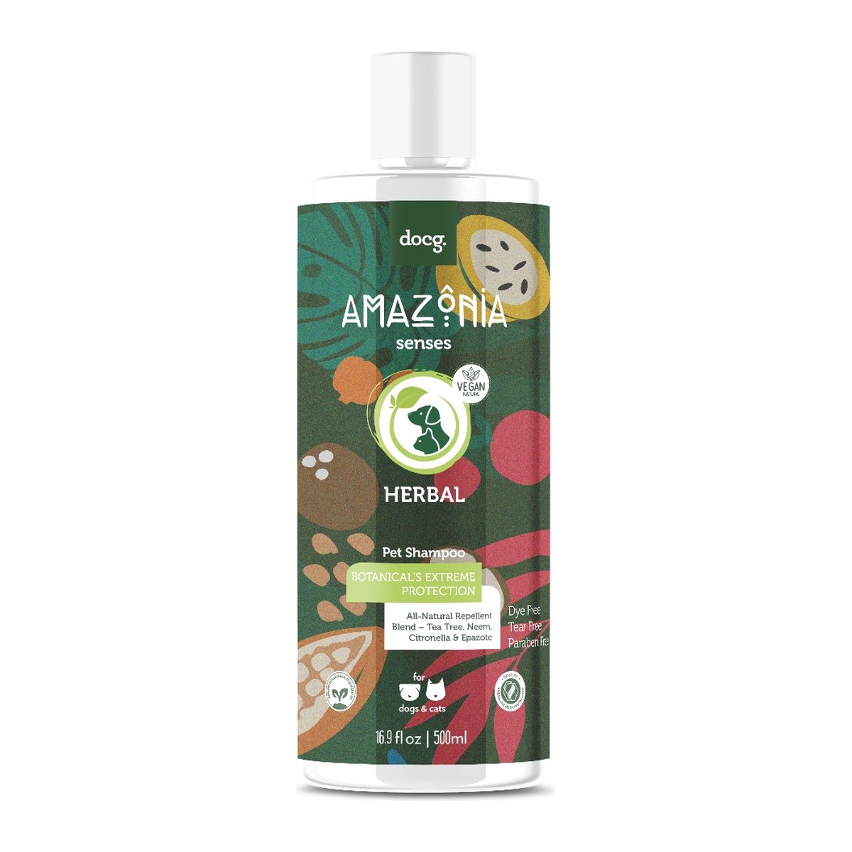 Amazonia Senses Shampoo Herbal Repelente 500 ml