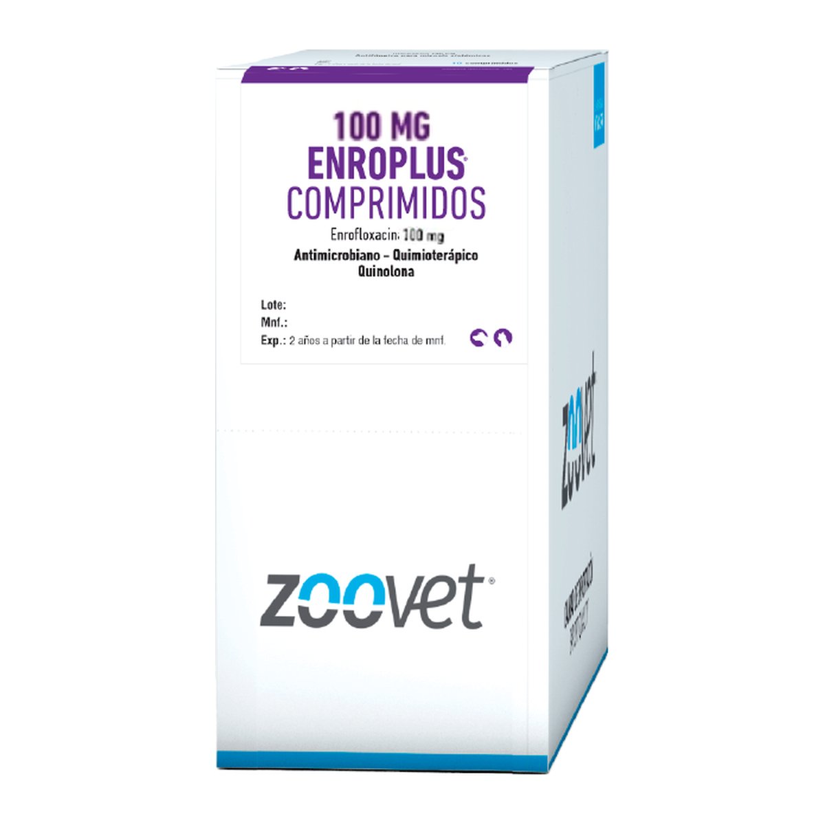 Zoovet Enroplus 100 mg 120 comprimidos